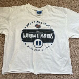 Vintage Duke Basketball 2001 NCAA Champions Shirt